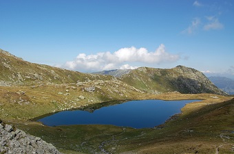 Blick auf den Rainkarsee vom Kröndlhorn kommend