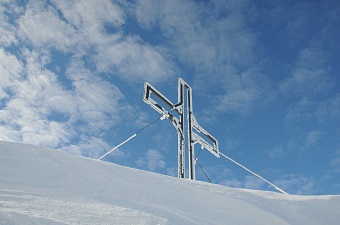 Gasthaus Steinberg summit cross on the Steinbergstein
