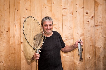 Zeljko - Master of the pots, pans and the fish pond...