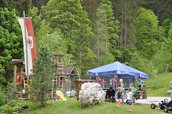 Play area at Gasthaus Steinberg